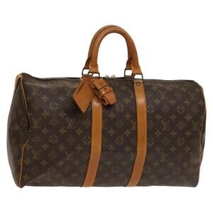 LOUIS VUITTON Monogram Keepall 45 Boston Bag M41428